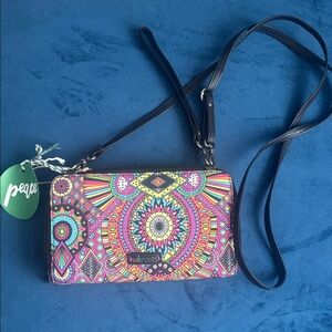 Sakroots Multicolor Mandala Crossbody Bag